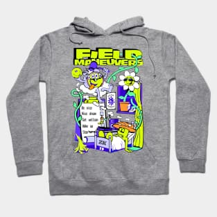 Field Manuevers Funny Cartoons Zack Skaett Hoodie